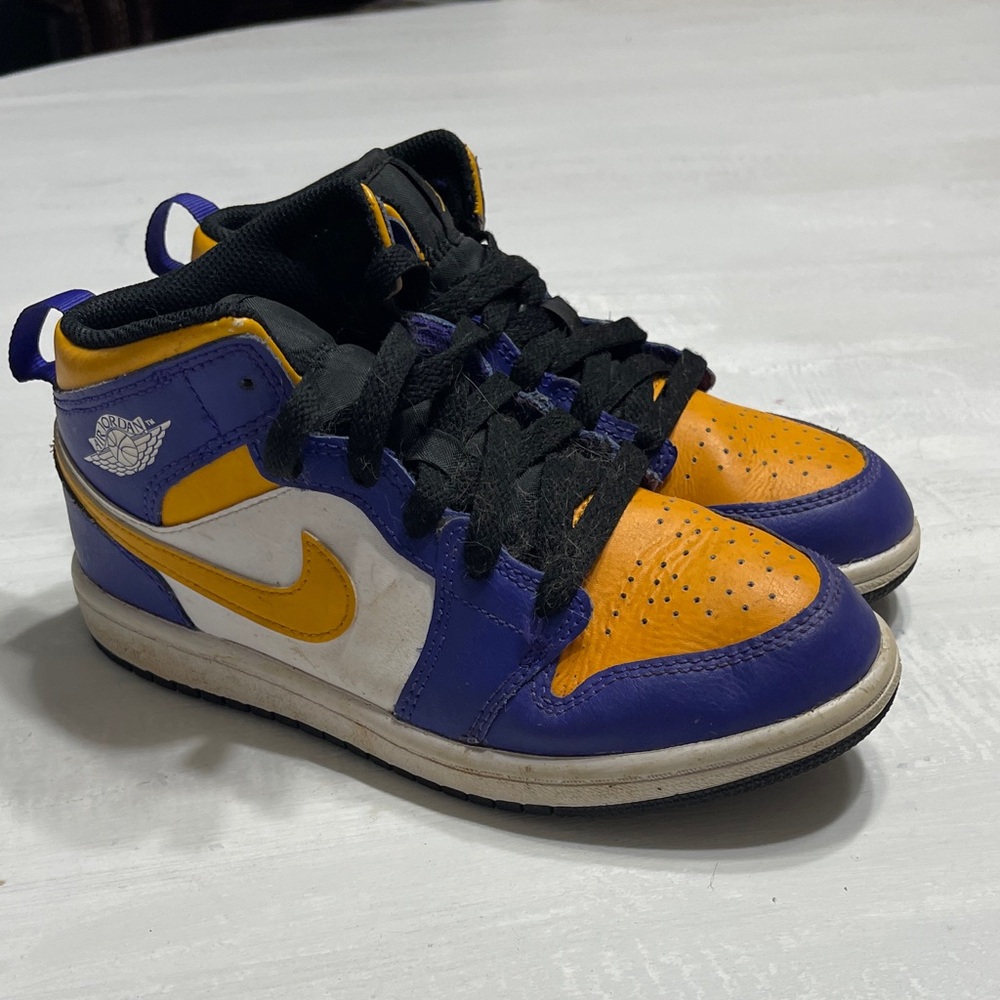 Nike Kids' Orange and Purple Sneakers
